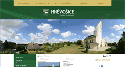 Desktop Screenshot of hnevosice.cz